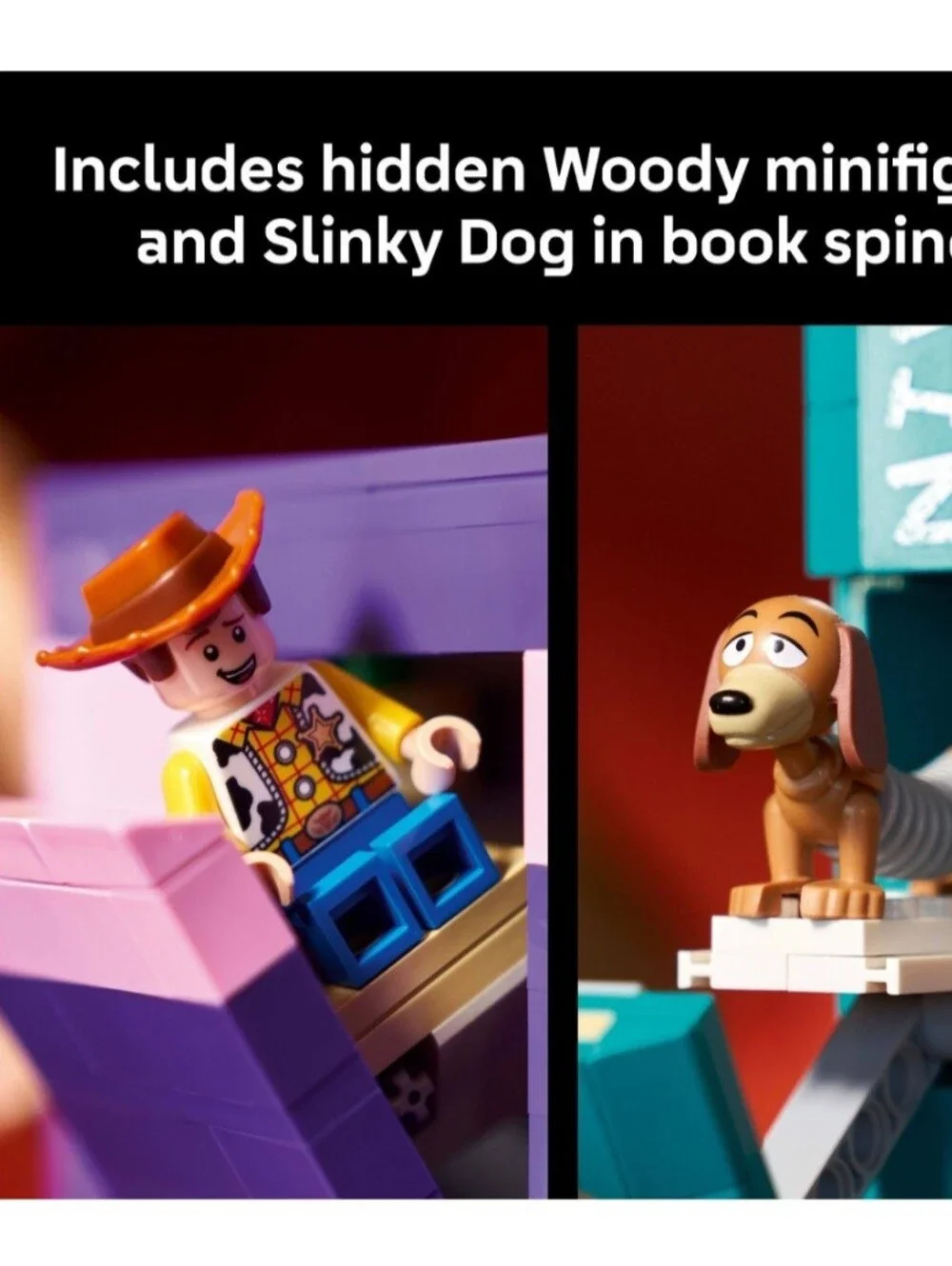 NIB LEGO Disney Pixar Toy Story Slinky Dog Bookends Set 43301 - Brand New Sealed
